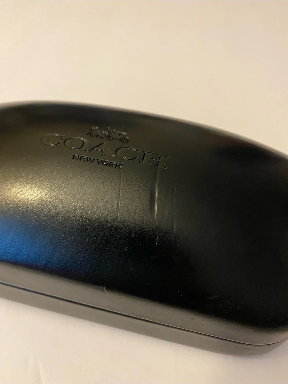 Coach New York Black Hard Shell Eyeglasses Case